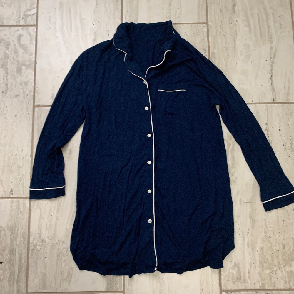 Navy Night Gown